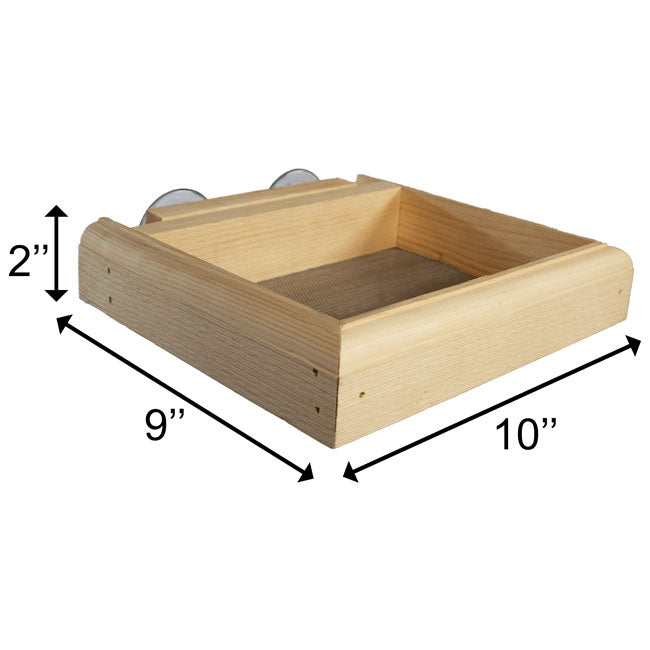 Mini Screen Window Bird Feeder