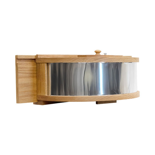 Panoramic In-House Bird Feeder with Mirrored Back