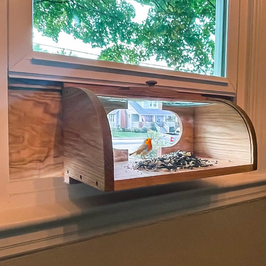 In-House Breadbox Window Bird Feeder - BIRDLOVER