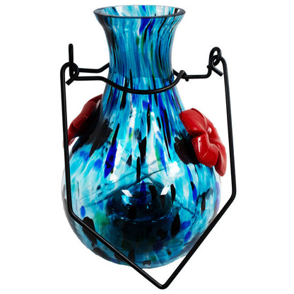 Solar LunaLite Vase Hummingbird Feeder, Saturn, 16 oz.