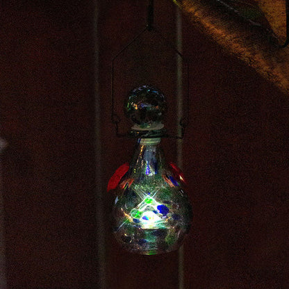 Solar LunaLite Vase Hummingbird Feeder, Saturn, 16 oz.