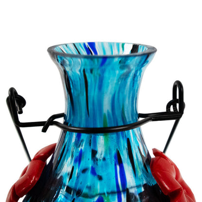 Solar LunaLite Vase Hummingbird Feeder, Saturn, 16 oz.