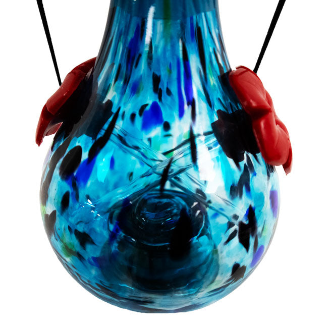 Solar LunaLite Vase Hummingbird Feeder, Saturn, 16 oz.