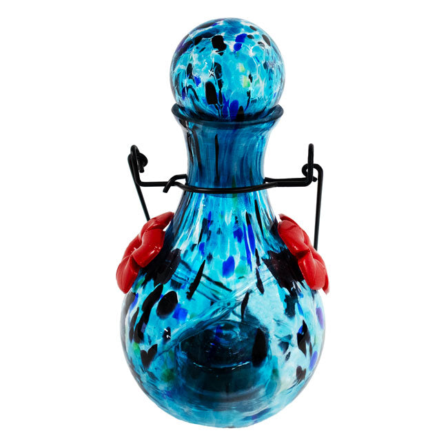 Solar LunaLite Vase Hummingbird Feeder, Saturn, 16 oz.