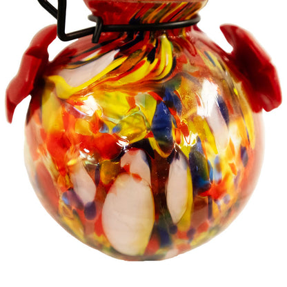 Solar LunaLite Globe Hummingbird Feeder, Red, 16oz.