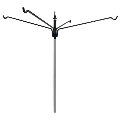Four Arm Extended Reach Hanger, Black, 45"