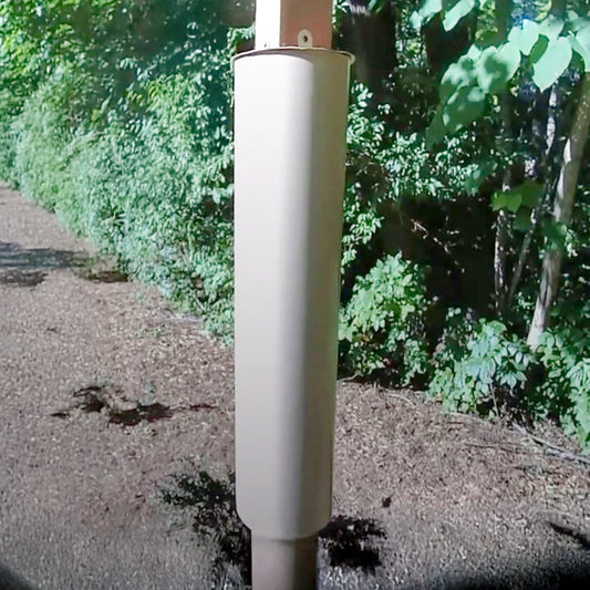 Post Mounted Tall Squirrel Baffle - BIRDLOVER