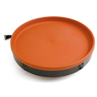 Farm Innovators 3-IN-1 Heated Bird Bath, Terra Cotta - BIRDLOVER