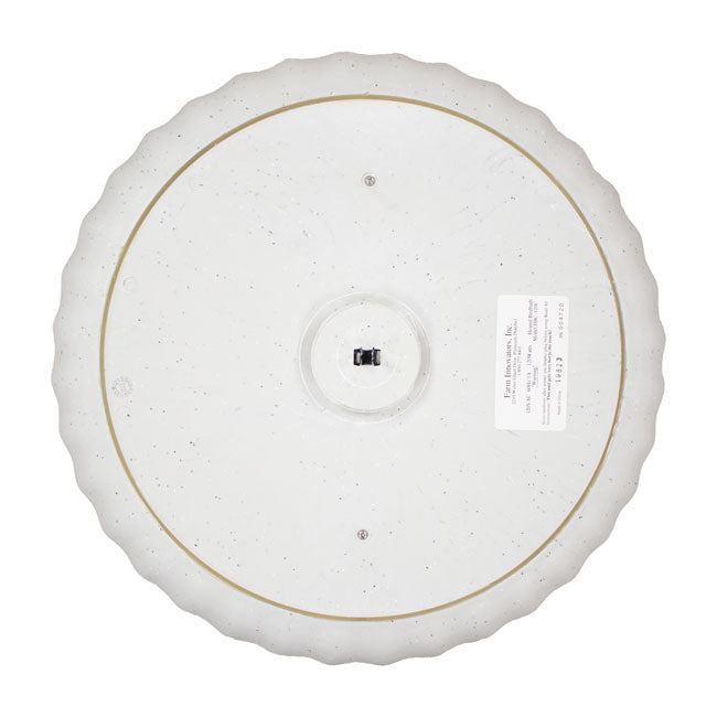 Farm Innovators Scalloped Heated Bird Bath & Pedestal