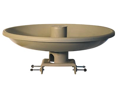 Farm Innovators All Seasons Bird Bath with Deck Mount - BIRDLOVER
