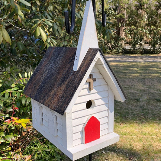 Cameron Country Church Bird House - BIRDLOVER
