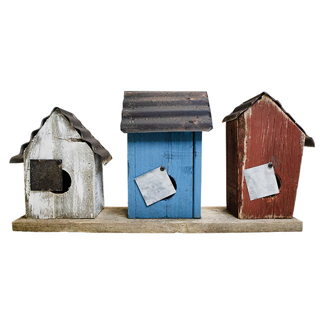 Patriotic Union Trio Bird House