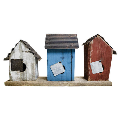 Patriotic Union Trio Bird House