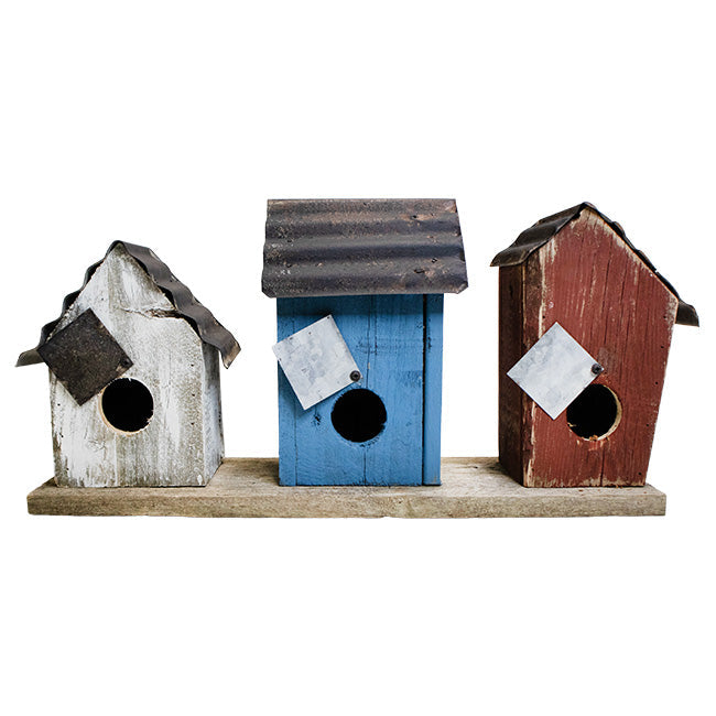 Patriotic Union Trio Bird House