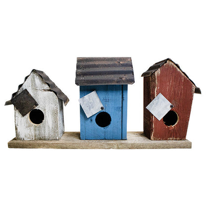 Patriotic Union Trio Bird House