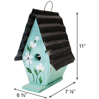 A-Frame Wren House, Teal