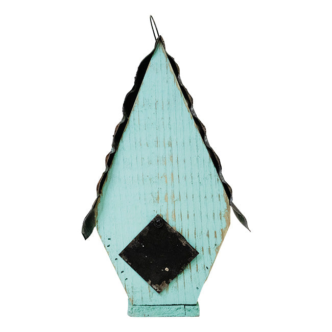 A-Frame Wren House, Teal