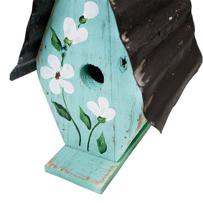 A-Frame Wren House, Teal
