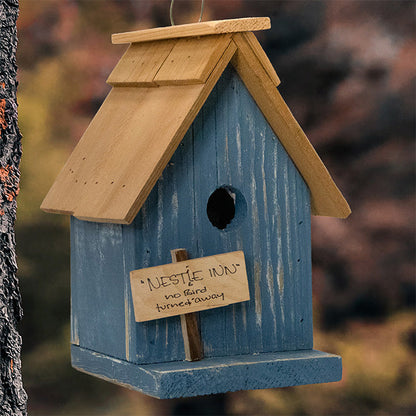 Nestle Inn Bird House, Blue