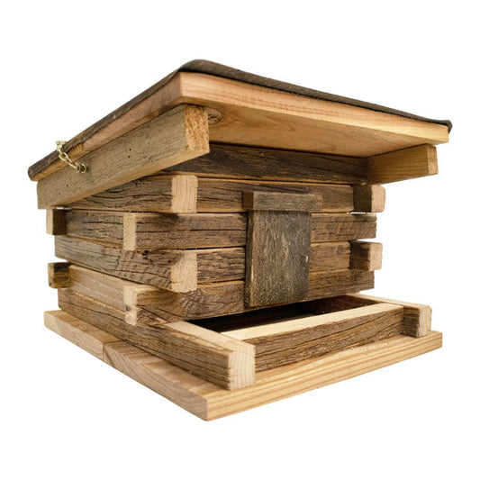 Franklin Log Cabin Feeder - BIRDLOVER