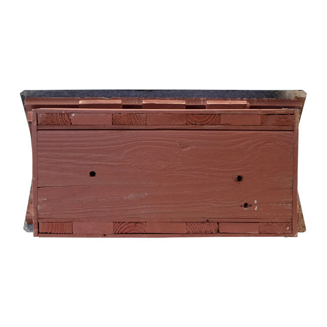 Bird In Hand Amish Willow Hill Covered Bridge Feeder, Red