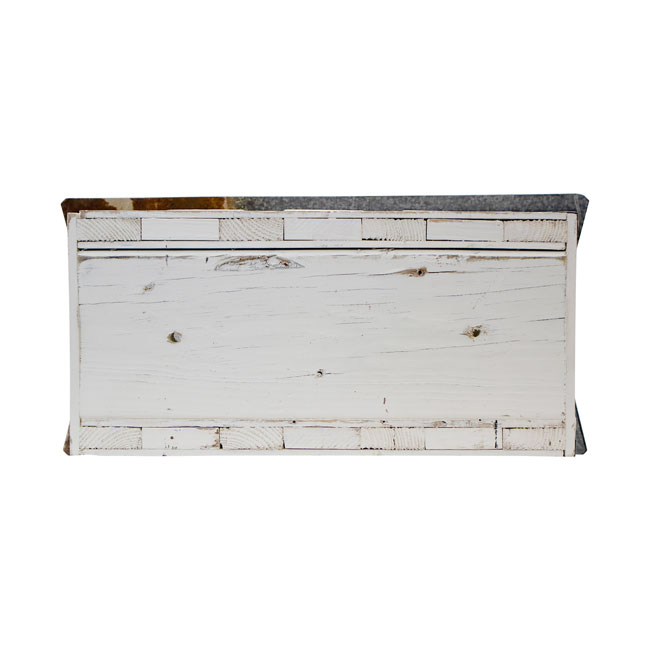 Bird In Hand Amish Willow Hill Covered Bridge Feeder, White