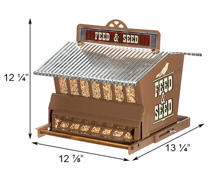 Heritage Farms Absolute Weight Sensitive Feed & Seed Bird Feeder