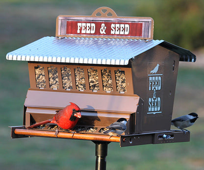 Heritage Farms Absolute Weight Sensitive Feed & Seed Bird Feeder