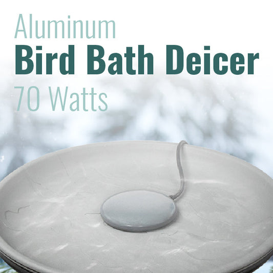 Wild Bird Lover's Aluminum Bird Bath Deicer - BIRDLOVER