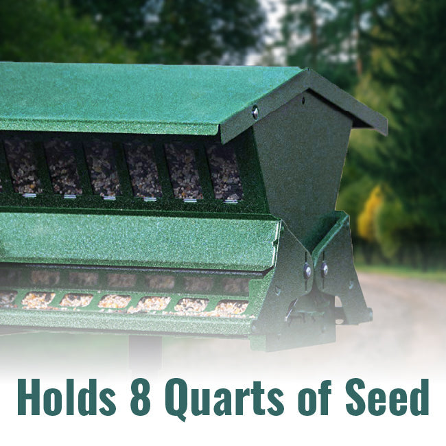 Absolute II Double Sided Bird Feeder with Pole & Hanger - BIRDLOVER