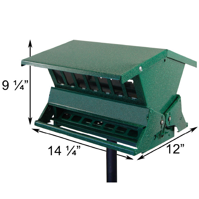 Absolute II Double Sided Bird Feeder with Pole & Hanger - BIRDLOVER