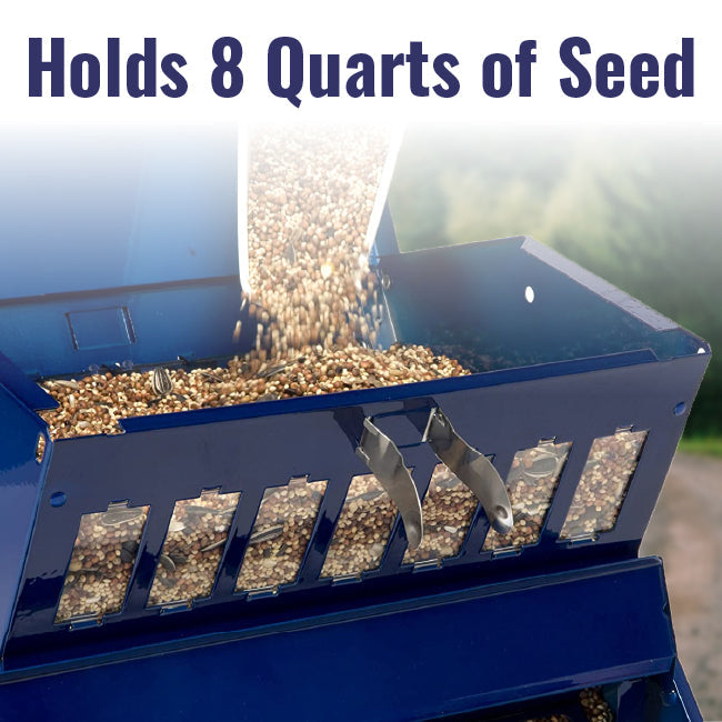 Absolute II Double Sided Squirrel Resistant Electric Blue Bird Feeder - BIRDLOVER