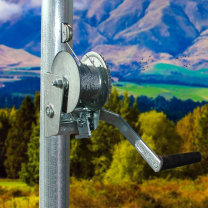 Heritage Farms Purple Martin Quad Pod Pole System, Gray, 14'
