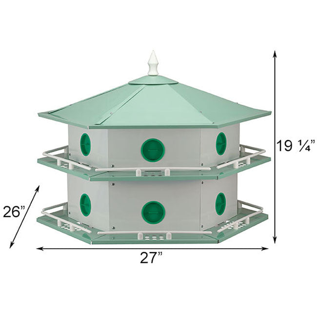Purple Martin Deluxe Aluminum House - 12 Rooms