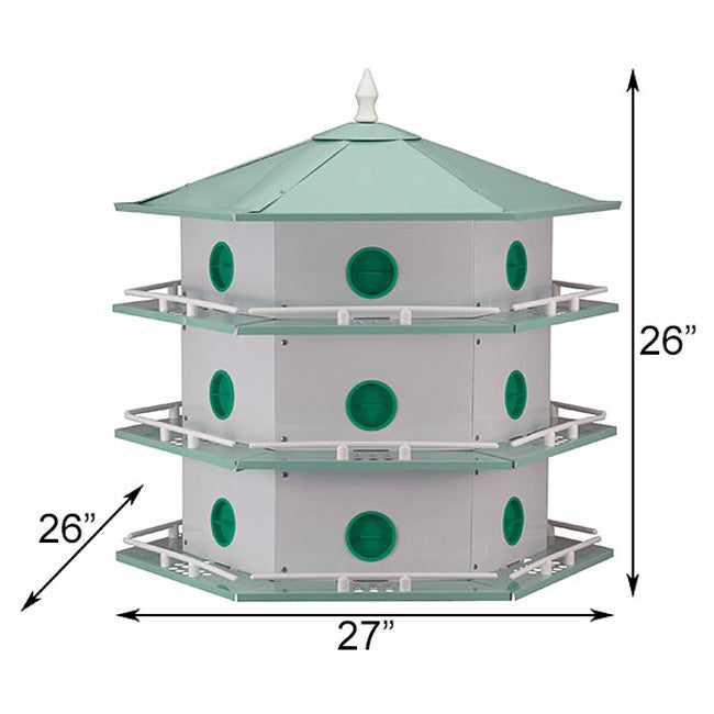 Purple Martin Deluxe Aluminum House - 18 Rooms