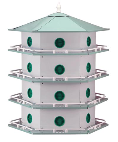 Purple Martin Deluxe Aluminum House - 24 Rooms