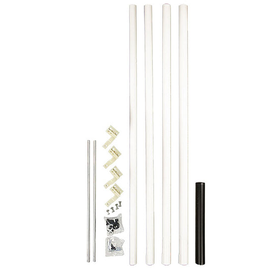 Telescoping Purple Martin House and Gourds Pole - 15'
