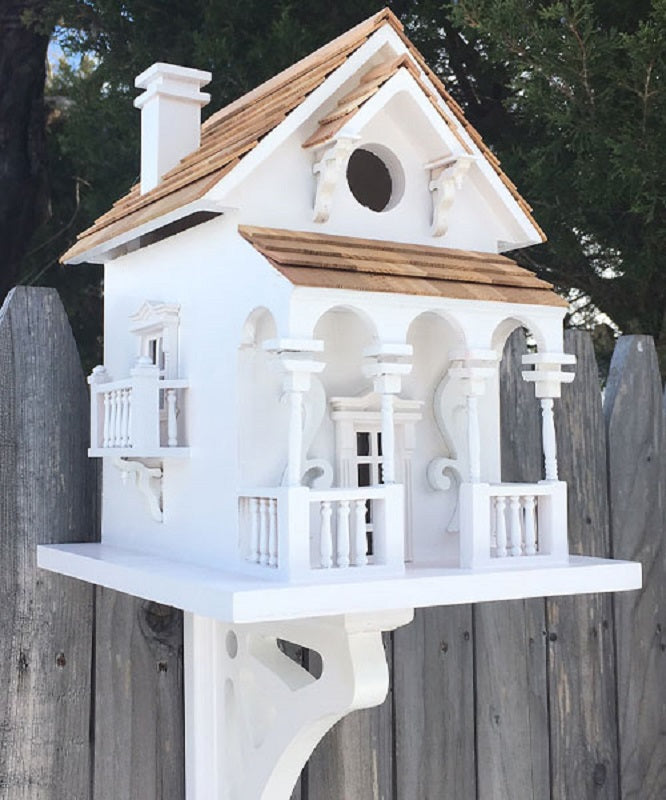Honeymoon Cottage Bird House with Bracket