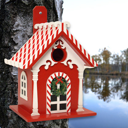 Candy Cane Bird House