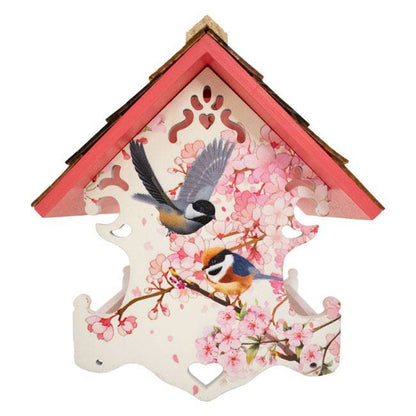Love Nest Bird Feeder, Cherry Blossom/Chickadee