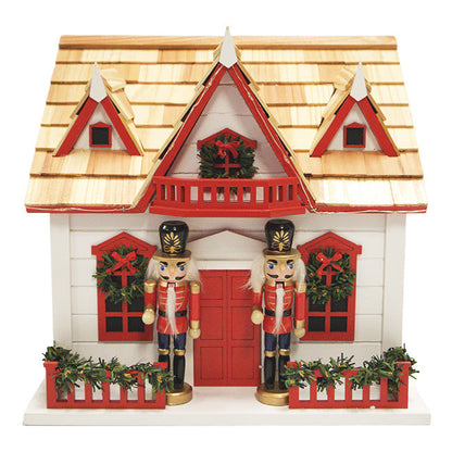 Nutcracker Bird House with LEDs