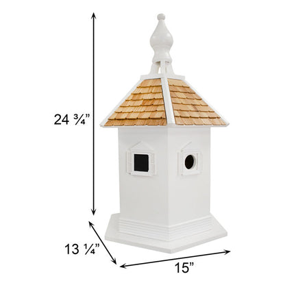 Medium Enchantment Bird House, White