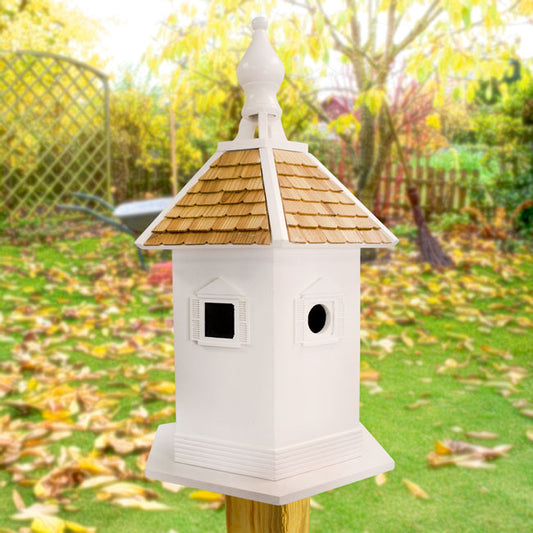 Medium Enchantment Bird House, White - BIRDLOVER