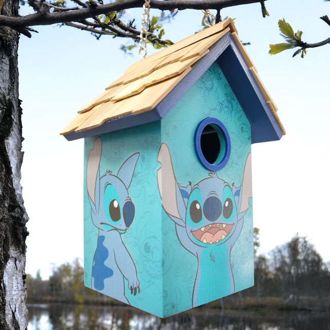 Stitch Standard Bird House, Blue