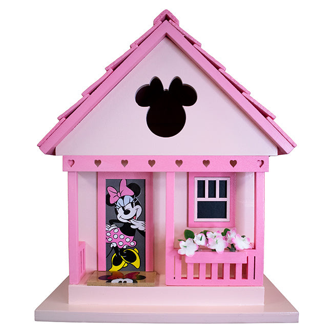 Minnie Cottage Bird House, Pink Dreams