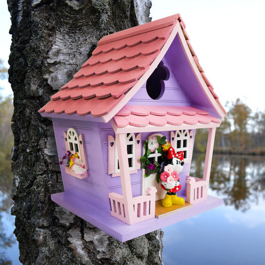 Minnie Mouse Bird House, Pink - BIRDLOVER