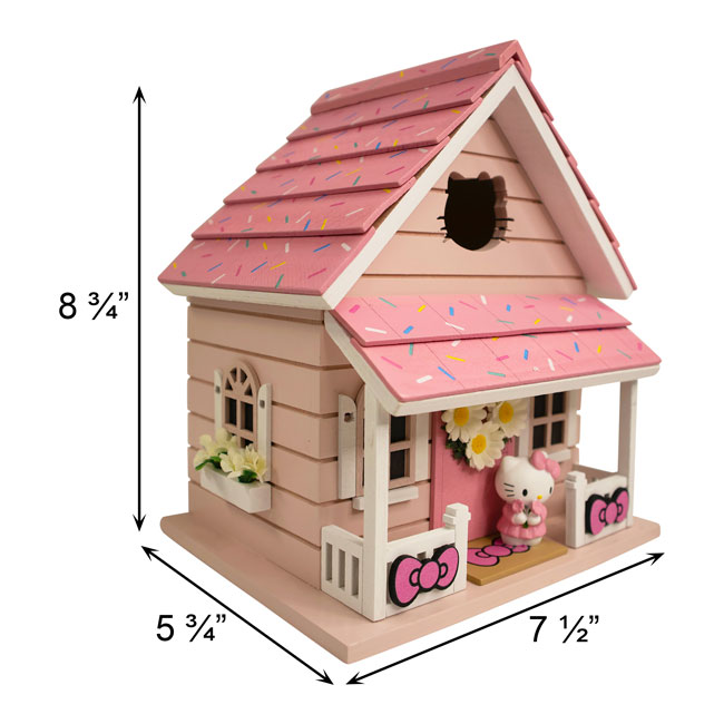Hello Kitty Iconic Bird House, Pink