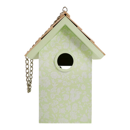 Laura Ashley Ditzy Garden Bird House, Mint Green