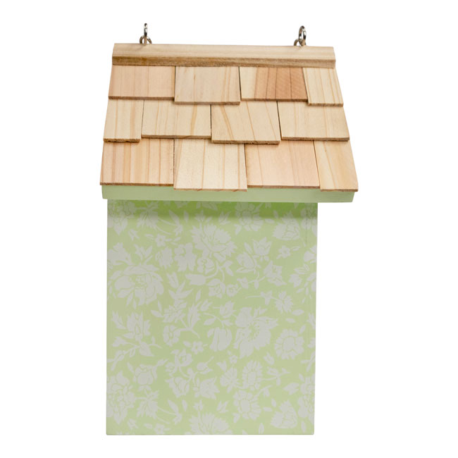 Laura Ashley Ditzy Garden Bird House, Mint Green