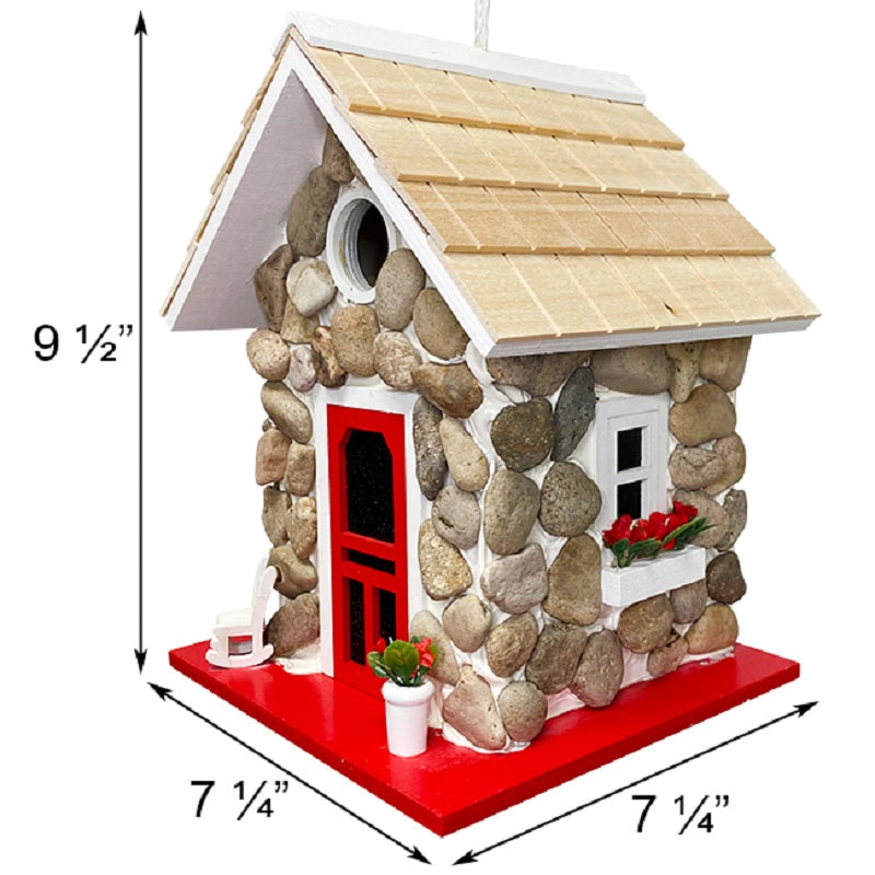 Guest Cottage Stone Bird House